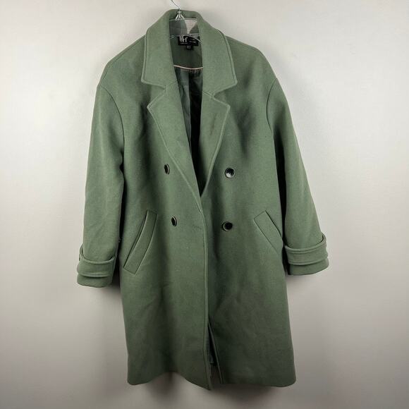 Zara Jackets & Blazers - Zara TRF Collection Soft Sage Green Overcoat Size M
